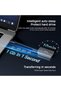 علبة SSD، USB 3.2 Gen 2 (10 جيجابت في الثانية)، محول/قارئ M.2 NVMe PCIe إلى USB، محرك أقراص صلبة خارجي. - 4