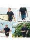 قميص سباحة رجالي من Cb Rashguard بعامل حماية من الأشعة فوق البنفسجية 50+ (مقاسات عادية وممتدة) - 5