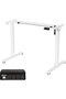 Electric Standing Desk Frame, 2 Stage Height Adjustable Stand Up Desk Frame with Memory Controller,
