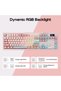 Aula S102 PRO Membrane Gaming Keyboard w/TFT Screen & Volume Knob - 7