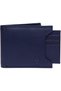Men Blue Genuine Leather Wallet Gift Set Combo - 3