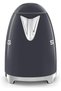 50's Style Electric Kettle, Grey - 4