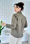 Gabardine Shirt with Snap Buttons 7K190