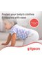 Safety Pins With Lock, Safe Secure Clips, Stainless Steel, Rounded Pin Head, Small, BPA Free, 0 Months to 3 Years, Assorted Colors - 9 Pieces - 2