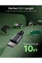 كابل شحن لوحدة تحكم PS5/PS5 Pro، لجهاز Xbox Series X/S، لجهاز Nintendo Switch، عبوة من قطعتين 10F - 5