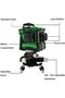 Laser Level 12 Lines Green Light Professional Cross Marking Meter Self-Leveling Horizontal Vertical - 8