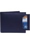 Men Blue Genuine Leather Wallet Gift Set Combo - 4