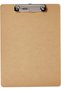 Hardboard Clipboard - 12-Pack, Brown