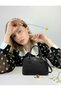 Purse for Women Small Crossbody Bags Classic Double Zip Top Handle Dome Satchel Bag - 6