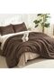 Brown Twin XL Comforter Set, 2 Pieces Extra Long Dorm Bedding