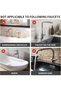 Kitchen Sink Splash Guard, Silicone Draining Mat Kitchen Faucet, 90° Foldable Design to Accommodate - 4