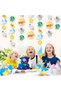 Outer Space Garland, Astronaut Rocket Shooting Star Hanging Decoration - 7