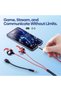 سماعات أذن للألعاب GH-1C بمنفذ USB-C مع ميكروفون قابل للفصل، بطول 4.2 قدم - 3
