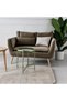 End Table,Folding Metal Side Table Waterproof Small Coffee Table Sofa Side Table with Removable Tray - 6