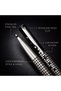 Vector Gift Set - Roller Ball Pen With Logo Round Key Chain (Ink - Blue) - 5