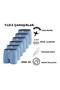 43 Men's Terry Boxer Shorts, 6 Pieces
