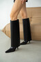 Altrena Women's Pointed-Toe Stiletto Heel Boots - Black - 2