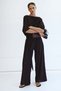 Textured jersey jumpsuit