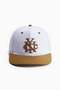 Embroidered-motif cap
