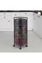 Circular Storage Rack -4 Layer Black- Durable Corrosion-Resistant Tiered Space-Saving Storage Rack w - 7