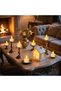 Rechargeable Tea Lights Candles with Remote Timer & Charging Base - 6