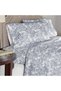 100% Cotton Percale Sheets - Printed Bed Sheet & Pillowcase Sets - Soft Cotton Bed Sheets Set - Fits - 2