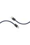 USB-C Charging Cable,Powerful Sync,Charge-Type-C (Type-C, Blue, 120 cm)
