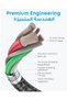 كابل USB من النوع A إلى النوع C، كابل USB إلى USB C (عبوة مزدوجة، طول 1.8 متر، لون أسود). - 5