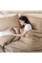 - Alaskan King Size Taupe Comforter - 2