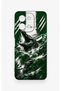 Vivo Y28 Compatible Green Crocodile-Themed Patterned Silicone Case - 2