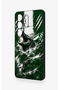 Samsung S26 Ultra Compatible Green Crocodile-Themed Patterned Silicone Case. - 4