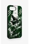 iPhone 16E-Compatible Green Alligator-Printed Silicone Case - 3