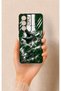 Samsung S21 Ultra Compatible Green Crocodile-Themed Patterned Silicone Case.