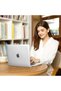 متوافق مع غطاء MacBook Air 13 موديلات 2026-2022 M5-M2، شفاف تمامًا - 6