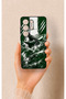 Samsung S26 Ultra Compatible Green Crocodile-Themed Patterned Silicone Case.