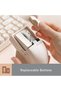 فأرة لاسلكية تعمل باللمس من نوع PBT، مع مستقبل USB، وتقنية البلوتوث، واتصال سلكي، وقابلة لإعادة الشحن، ودقة 4000 نقطة في البوصة. - 3