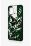 Samsung A31 Compatible Green Crocodile-Themed Patterned Silicone Case. - 4