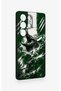Samsung S25 Ultra Compatible Green Crocodile-Themed Patterned Silicone Case - 3
