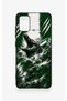 Samsung A51 Compatible Green Crocodile-Themed Patterned Silicone Case. - 2