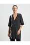 Women's Square-Patterned V-Neck Knit Cardigan