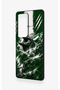 Vivo V30 Compatible Green Crocodile-Themed Patterned Silicone Case. - 4