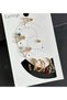 Gold 9-Piece Set of Earrings Featuring Cartilage and Hoop Styles with Star-Shaped Pearls and Colorful Shakira-Style Stones - 2