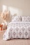 Vizon Lidya Geometric Double Quilted Bedspread & Multi-Purpose Bed Cover - 3 Pieces - 3