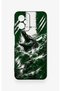 Casper Via X30 Compatible Green Crocodile-Themed Patterned Silicone Case. - 2