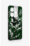 Tecno Spark 20C Compatible Green Crocodile-Themed Patterned Silicone Case - 3