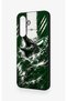 Samsung A26 Compatible Green Crocodile-Themed Patterned Silicone Case - 4