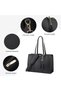 Laptop Bag for Women 15.6 inch Lightweight Laptop Tote Bag, Large Capacity Computer bag with Clutch Purse for Business, Work, Office, Travel, School,Casual - 8