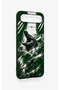 Green Crocodile-Themed Patterned Silicone Case Compatible with Tecno Spark Slim. - 3