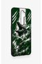 Oppo A9 2020 Compatible Green Crocodile-Themed Patterned Silicone Case. - 3
