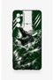 Samsung S20Fe Compatible Green Crocodile-Themed Patterned Silicone Case. - 2